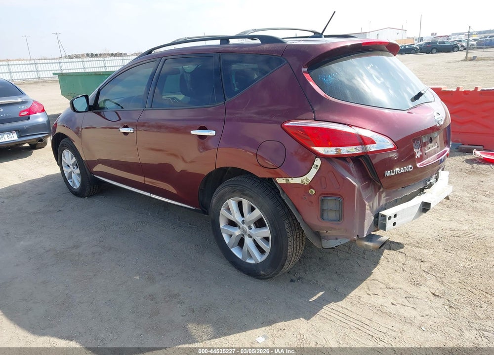 2012 NISSAN MURANO SL VIN: JN8AZ1MW1CW225970