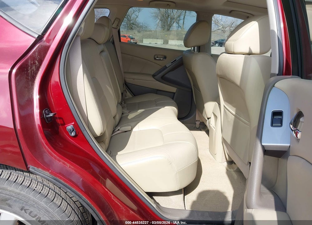 2012 NISSAN MURANO SL VIN: JN8AZ1MW1CW225970