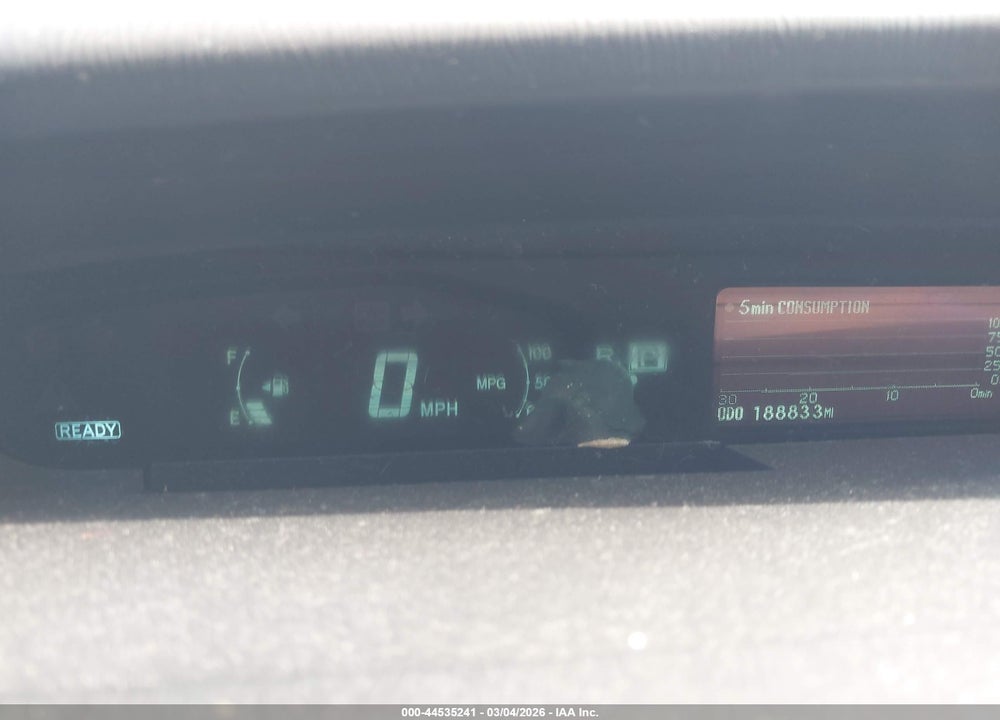 2010 TOYOTA PRIUS IV VIN: JTDKN3DU6A0070628