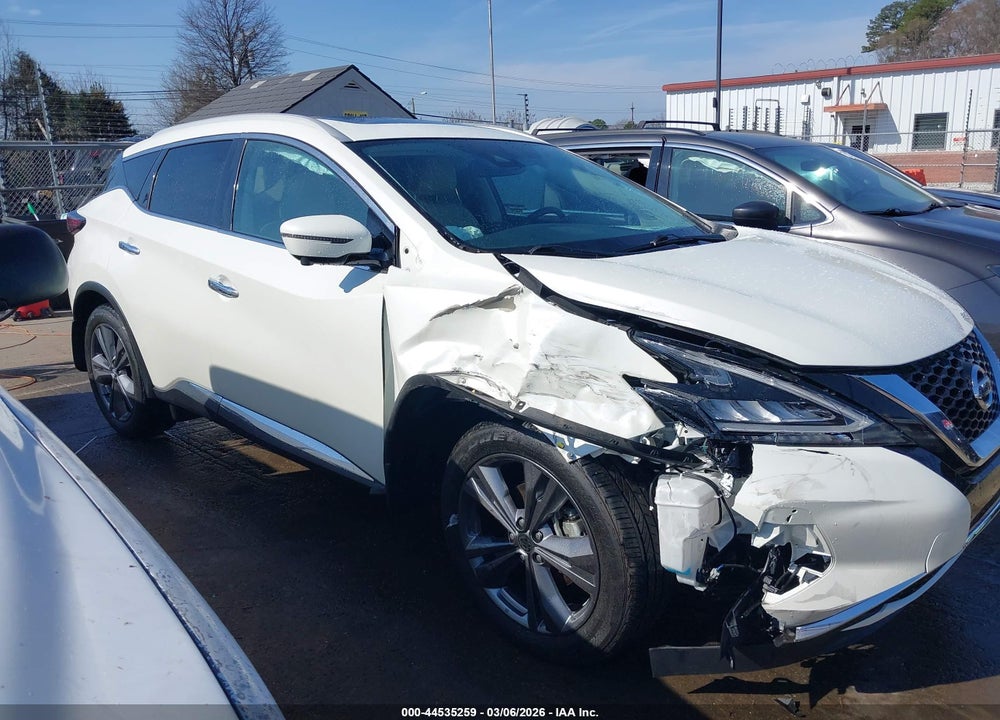 2022 NISSAN MURANO PLATINUM INTELLIGENT AWD VIN: 5N1AZ2DS8NC114587