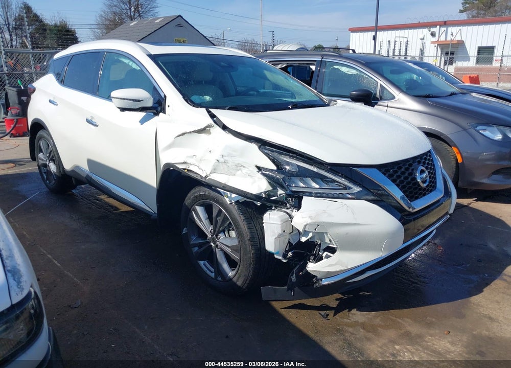 2022 NISSAN MURANO PLATINUM INTELLIGENT AWD VIN: 5N1AZ2DS8NC114587