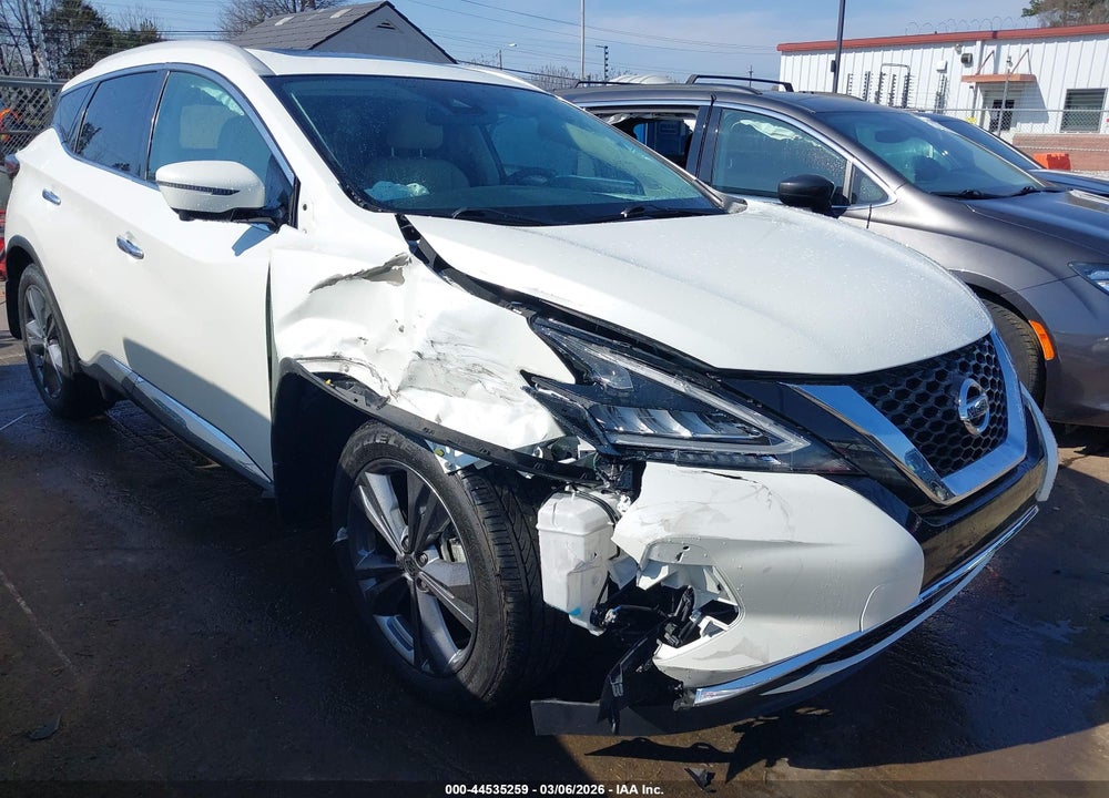 2022 NISSAN MURANO PLATINUM INTELLIGENT AWD VIN: 5N1AZ2DS8NC114587