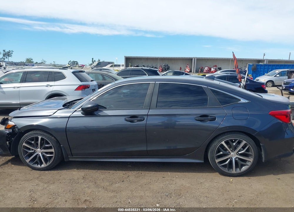2022 HONDA CIVIC TOURING VIN: 2HGFE1F93NH304080