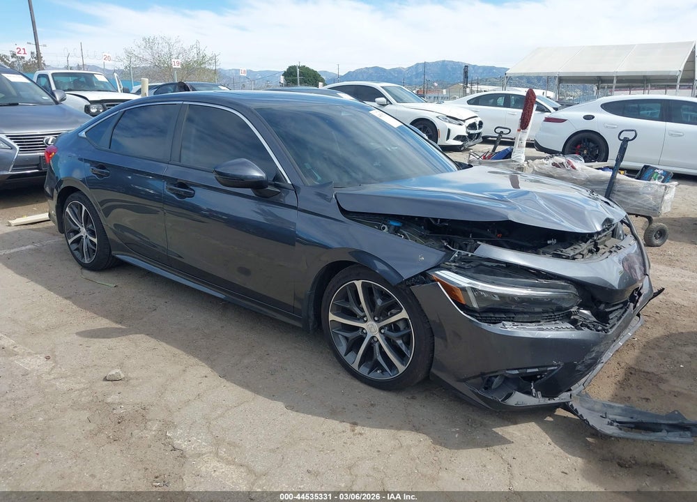 2022 HONDA CIVIC TOURING VIN: 2HGFE1F93NH304080