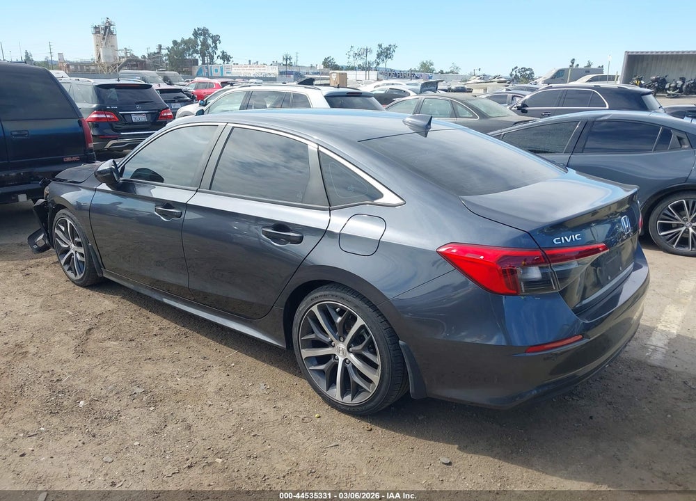 2022 HONDA CIVIC TOURING VIN: 2HGFE1F93NH304080