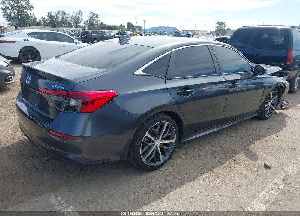 2022 HONDA CIVIC TOURING VIN: 2HGFE1F93NH304080