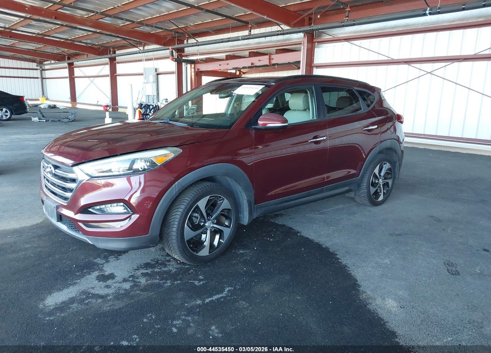2016 HYUNDAI TUCSON LIMITED VIN: KM8J33A25GU093481