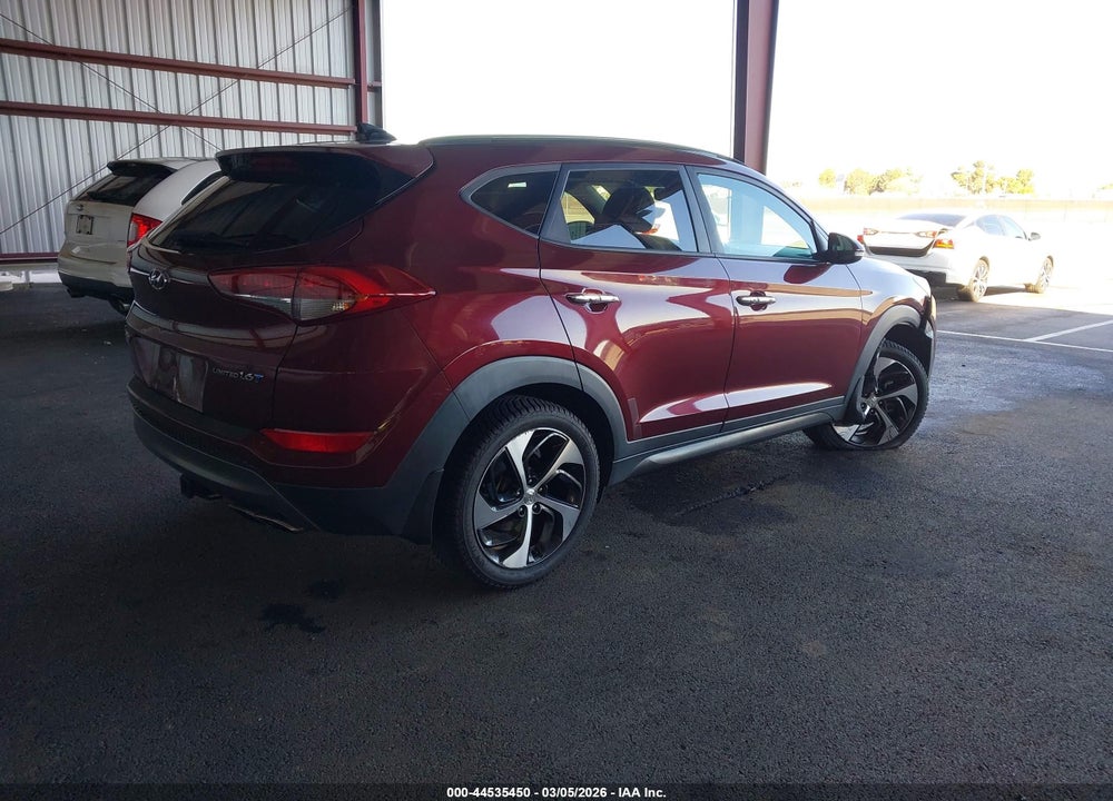 2016 HYUNDAI TUCSON LIMITED VIN: KM8J33A25GU093481