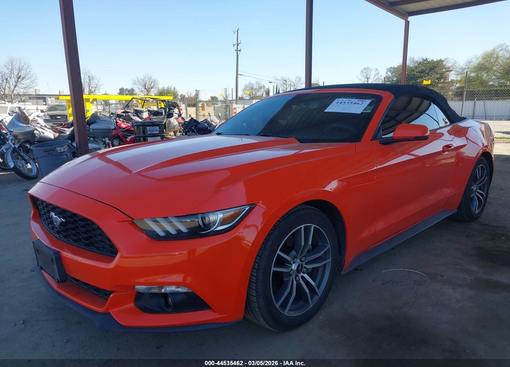 2016 FORD MUSTANG ECOBOOST PREMIUM VIN: 1FATP8UH9G5328902