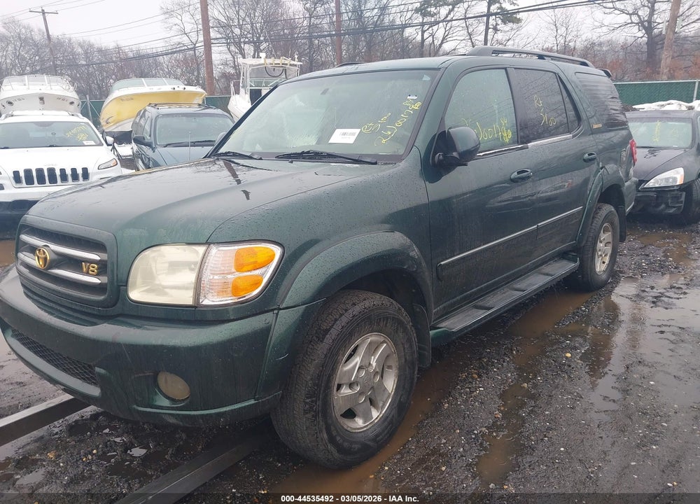 2002 TOYOTA SEQUOIA LIMITED V8 VIN: 5TDBT48A02S114214
