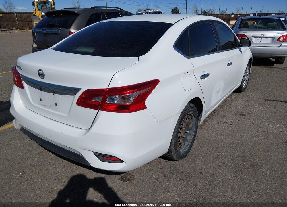 2017 NISSAN SENTRA S VIN: 3N1AB7AP5HY398118