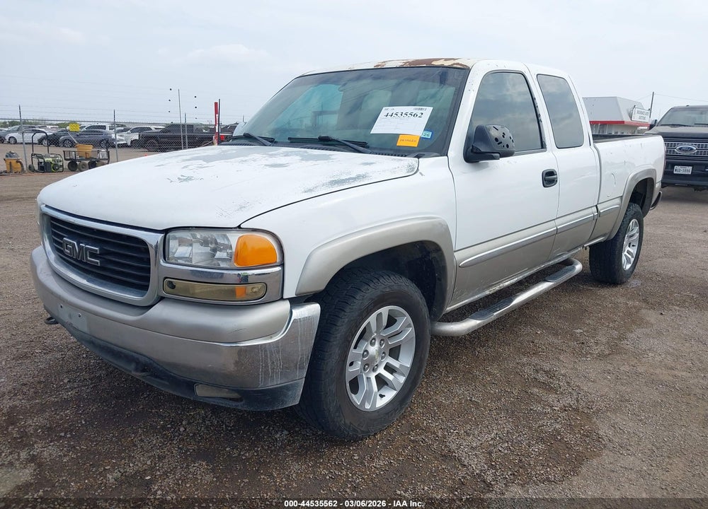 2002 GMC SIERRA 1500 SLE VIN: 2GTEK19T721154439