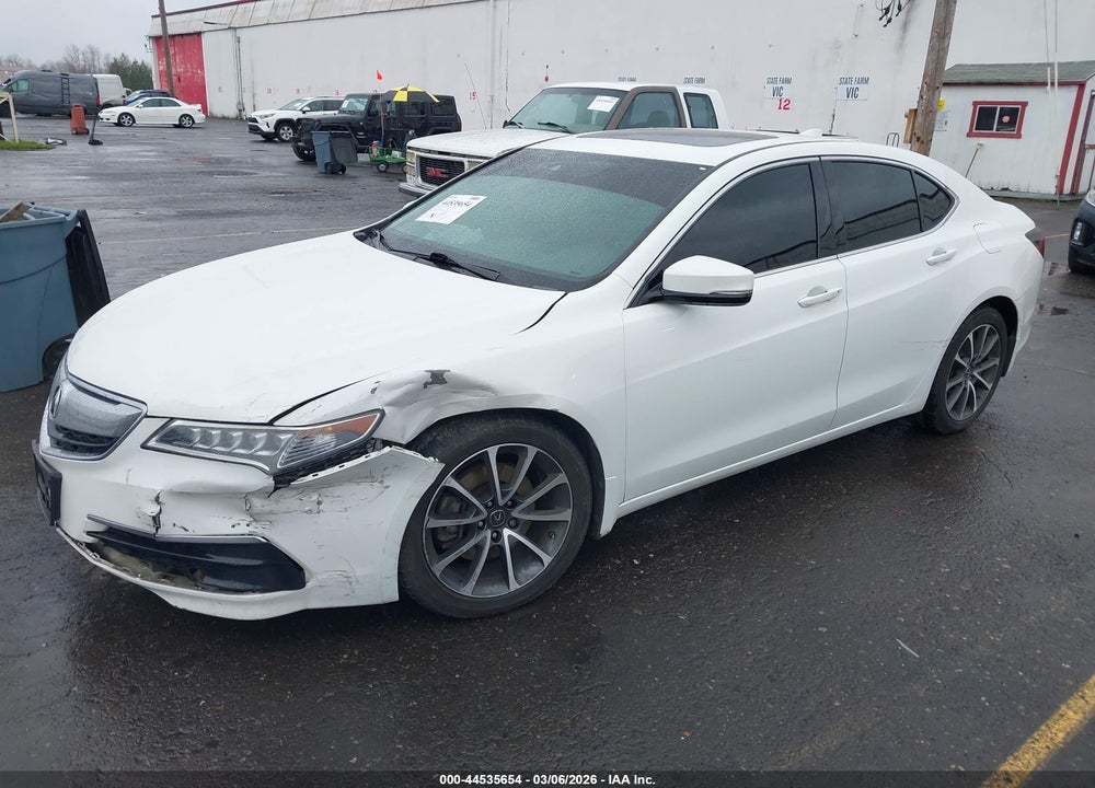 2015 ACURA TLX V6 TECH VIN: 19UUB3F53FA003656