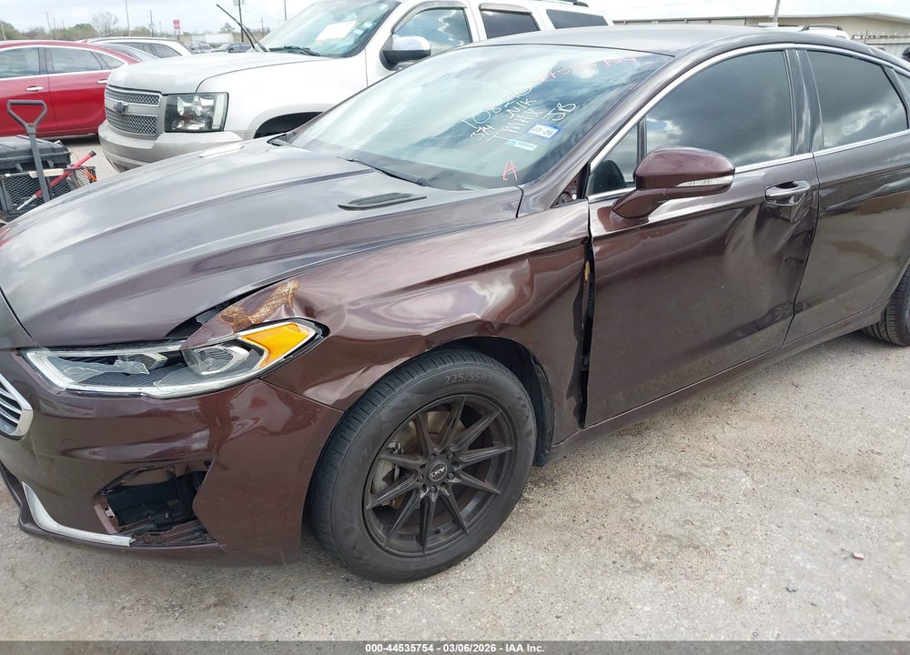 2019 FORD FUSION SEL VIN: 3FA6P0CD5KR108210