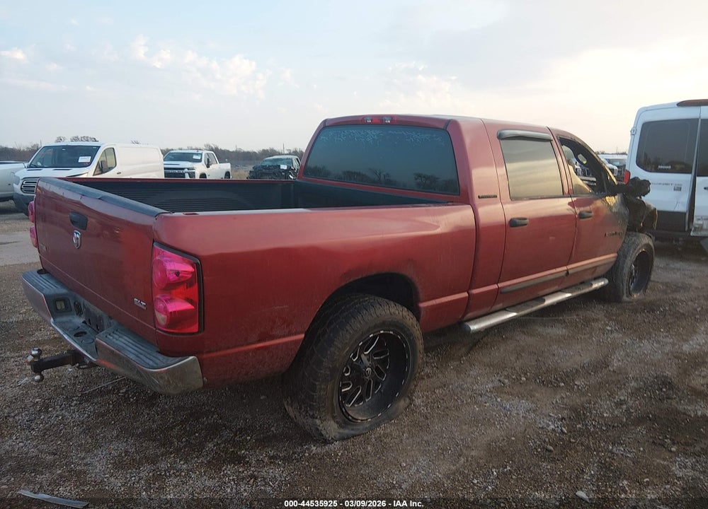 2007 DODGE RAM 1500 SLT VIN: 3D7KR19D97G751880