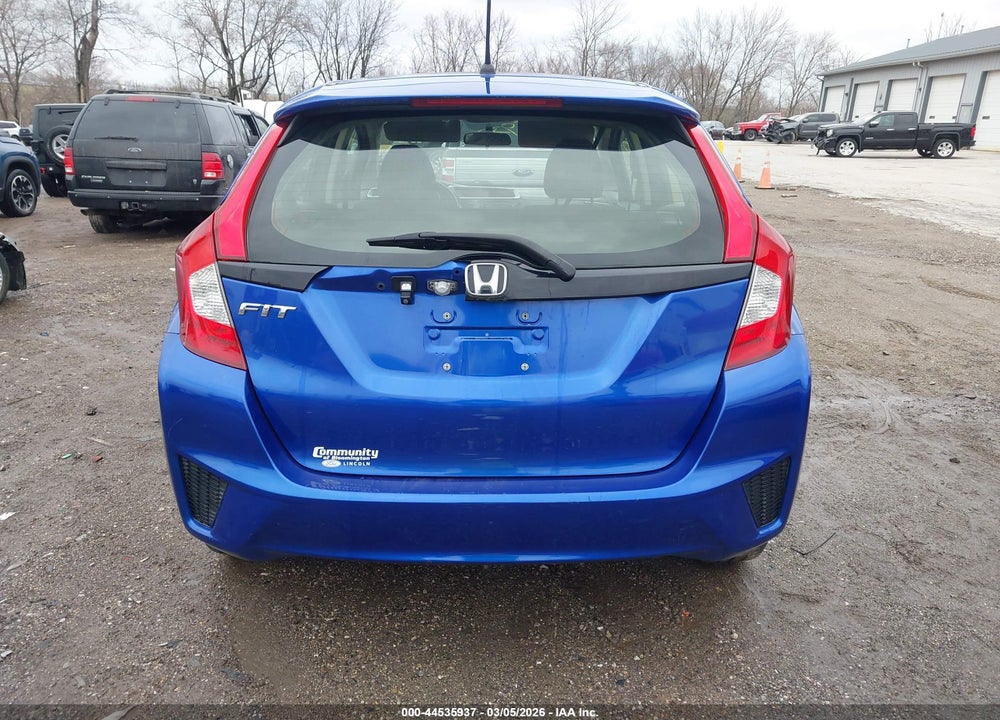 2016 HONDA FIT LX VIN: JHMGK5H55GX005295