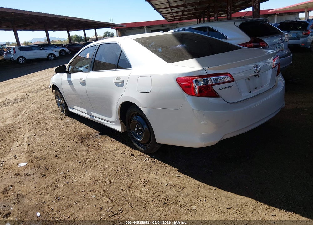 2012 TOYOTA CAMRY SE LIMITED EDITION VIN: 4T1BF1FKXCU622183