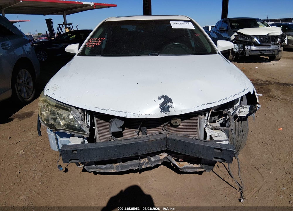 2012 TOYOTA CAMRY SE LIMITED EDITION VIN: 4T1BF1FKXCU622183