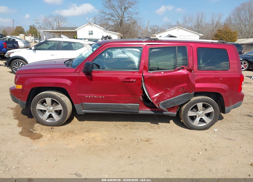 2016 JEEP PATRIOT HIGH ALTITUDE EDITION VIN: 1C4NJPFA4GD801559