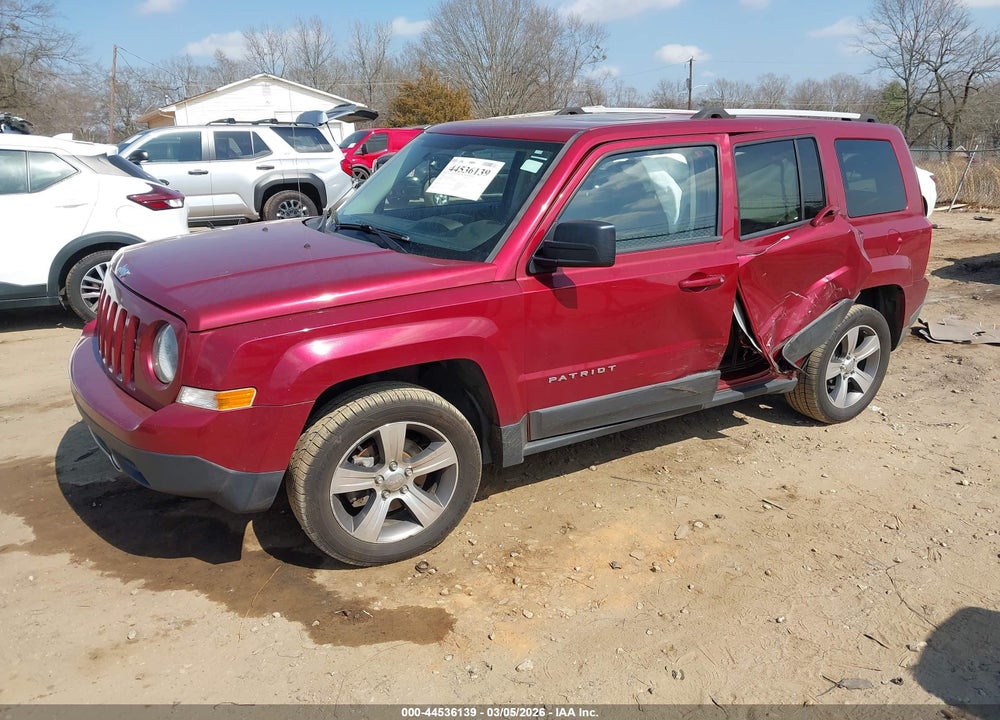 2016 JEEP PATRIOT HIGH ALTITUDE EDITION VIN: 1C4NJPFA4GD801559