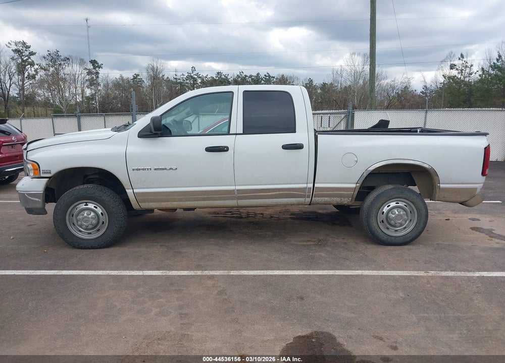 2003 DODGE RAM 2500 SLT/LARAMIE/ST VIN: 3D7KU28D83G713413