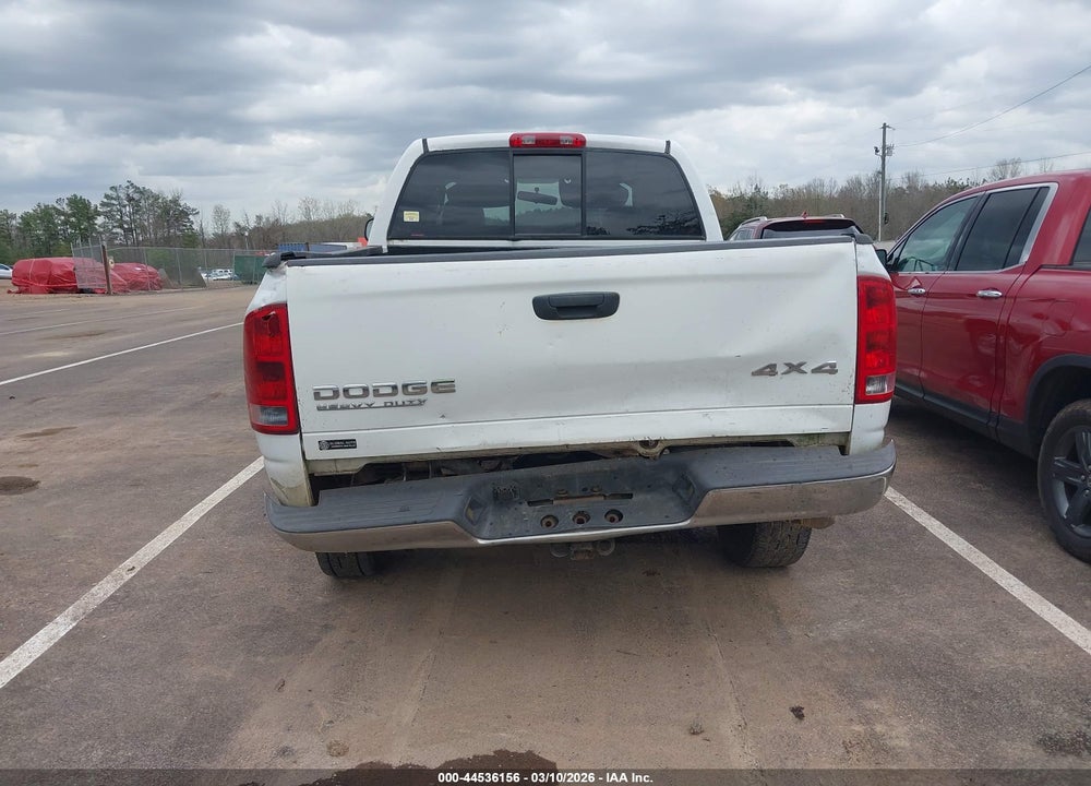 2003 DODGE RAM 2500 SLT/LARAMIE/ST VIN: 3D7KU28D83G713413