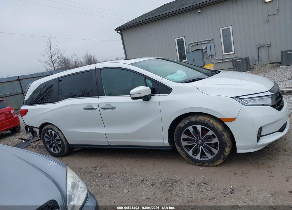 2022 HONDA ODYSSEY EX-L VIN: 5FNRL6H72NB052760