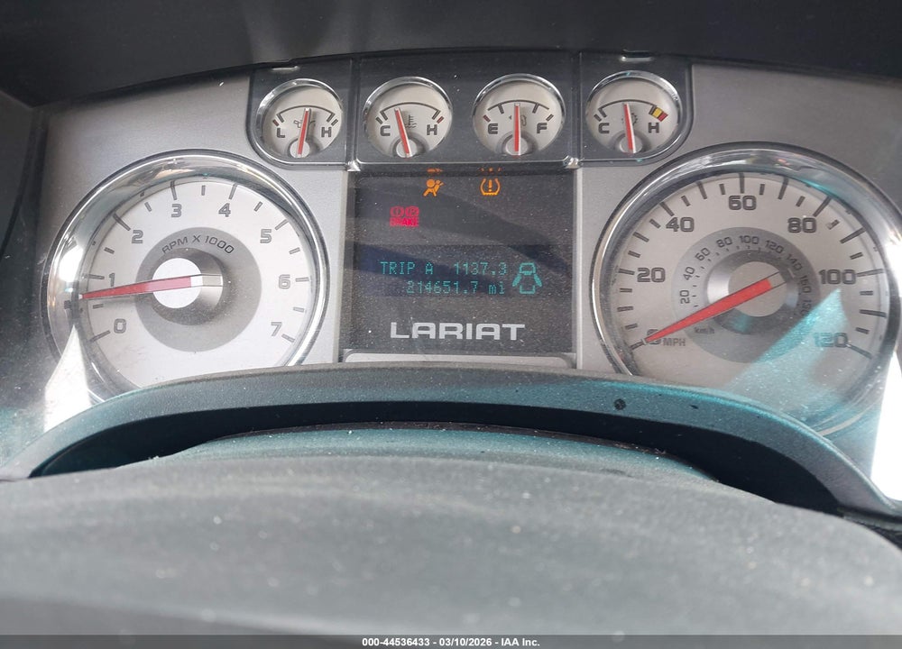 2010 FORD F-150 LARIAT VIN: 1FTFW1EV2AKE71009