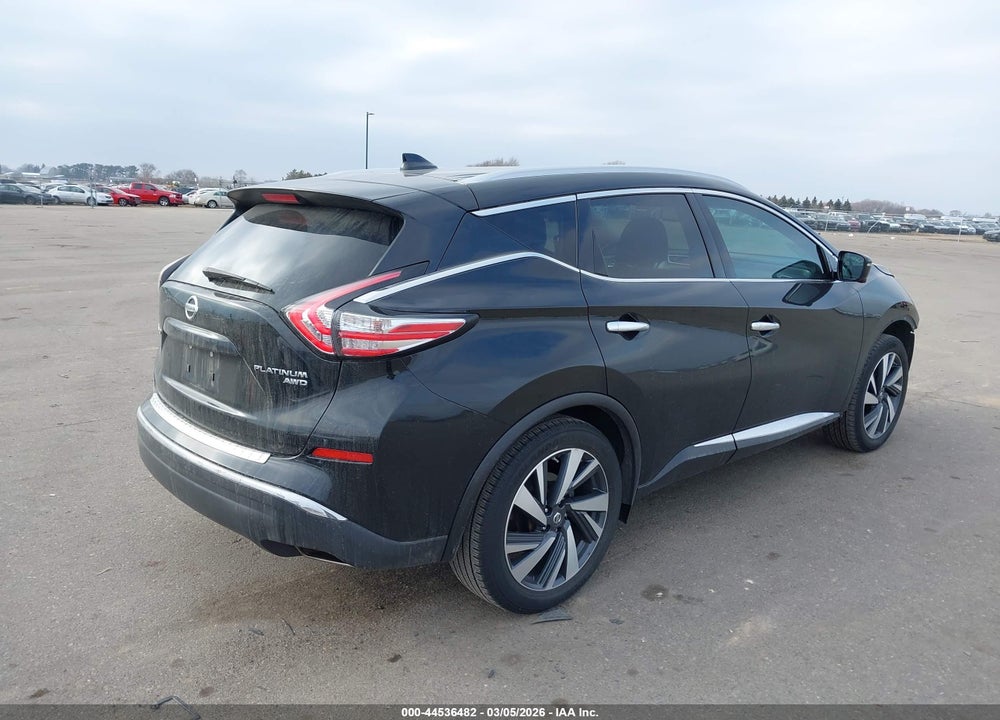 2017 NISSAN MURANO PLATINUM VIN: 5N1AZ2MHXHN155879