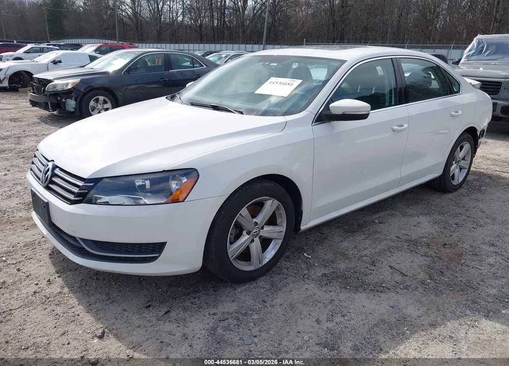 2013 VOLKSWAGEN PASSAT 2.5L SE VIN: 1VWBH7A32DC020125