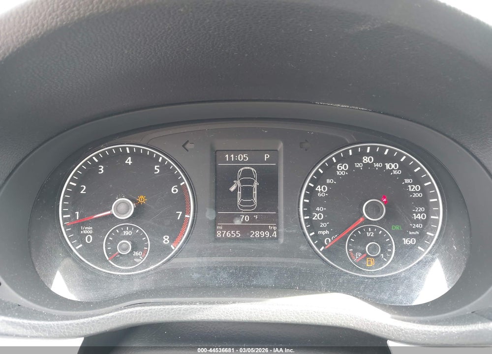 2013 VOLKSWAGEN PASSAT 2.5L SE VIN: 1VWBH7A32DC020125