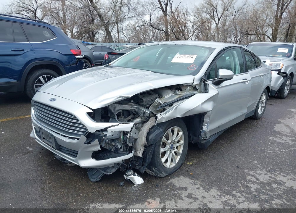 2015 FORD FUSION S VIN: 3FA6P0G7XFR163164