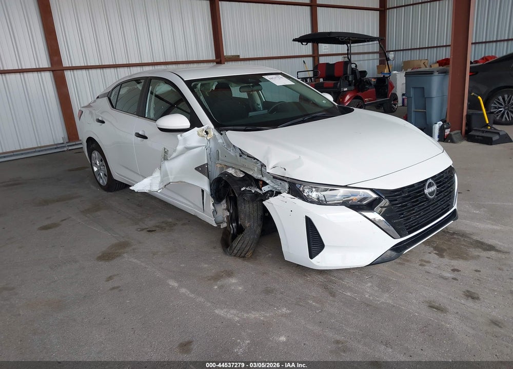 2025 NISSAN SENTRA S VIN: 3N1AB8BV8SY297472