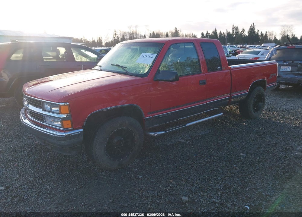 1997 CHEVROLET K1500 FLEETSIDE VIN: 2GCEK19R6V1277156