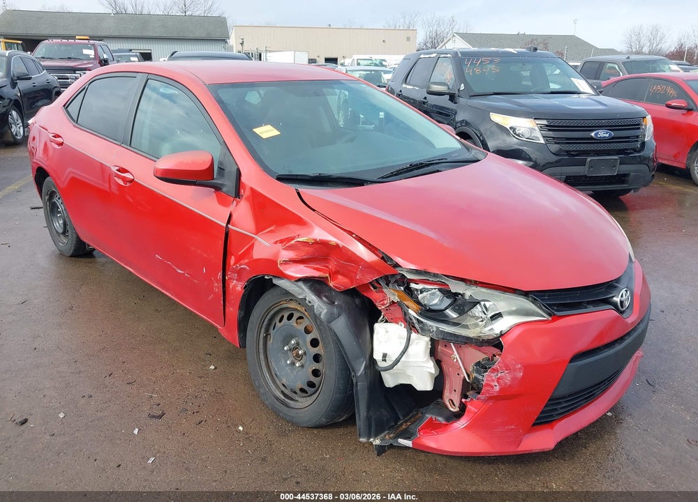 2014 TOYOTA COROLLA LE VIN: 5YFBURHE4EP103582