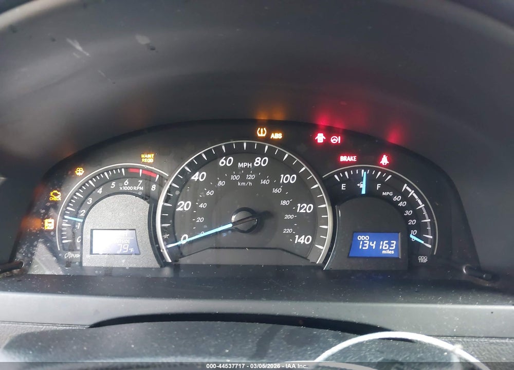 2012 TOYOTA CAMRY LE VIN: 4T4BF1FK1CR263585