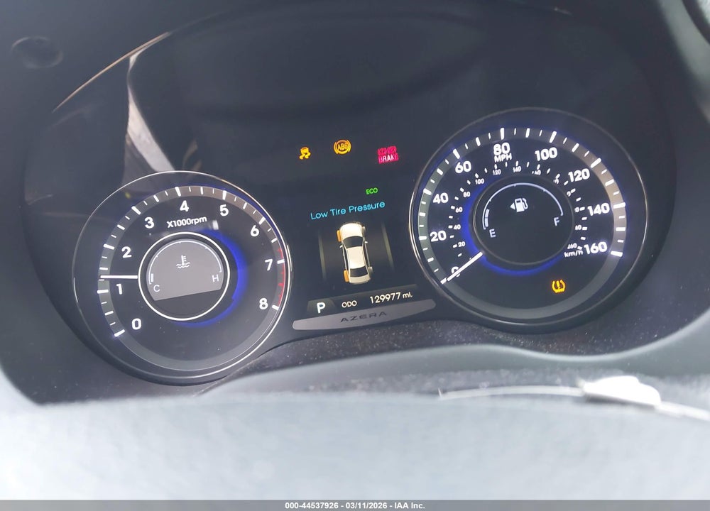 2014 HYUNDAI AZERA LIMITED VIN: KMHFH4JG8EA373497