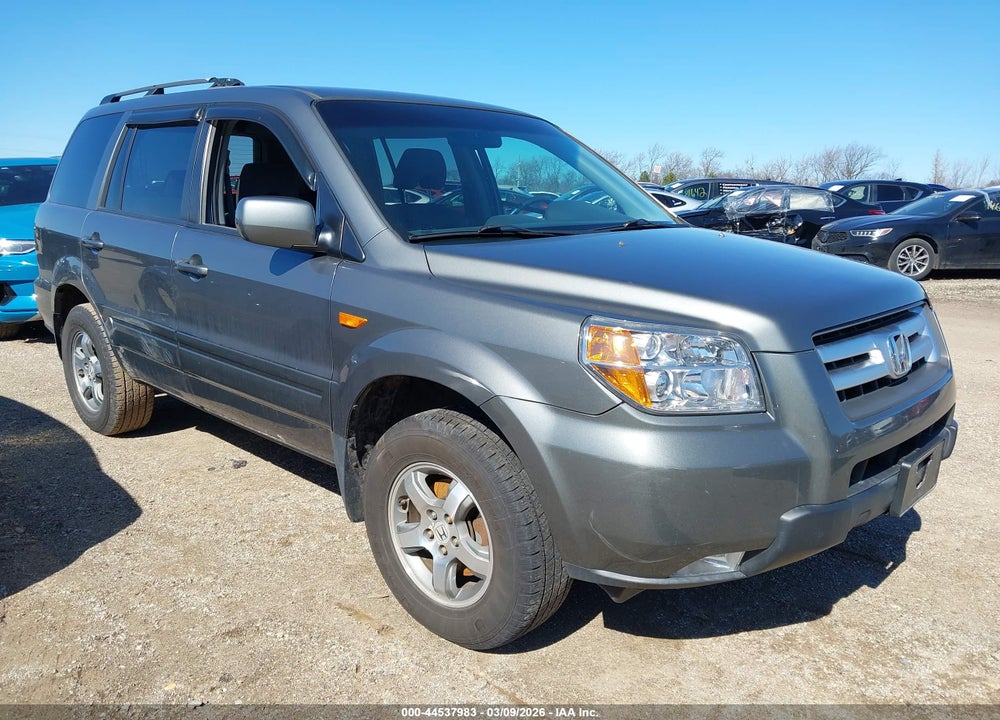 2007 HONDA PILOT EX VIN: 5FNYF184X7B010318