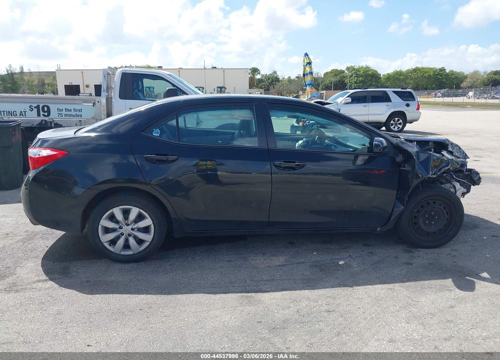 2016 TOYOTA COROLLA LE VIN: 5YFBURHE2GP515860
