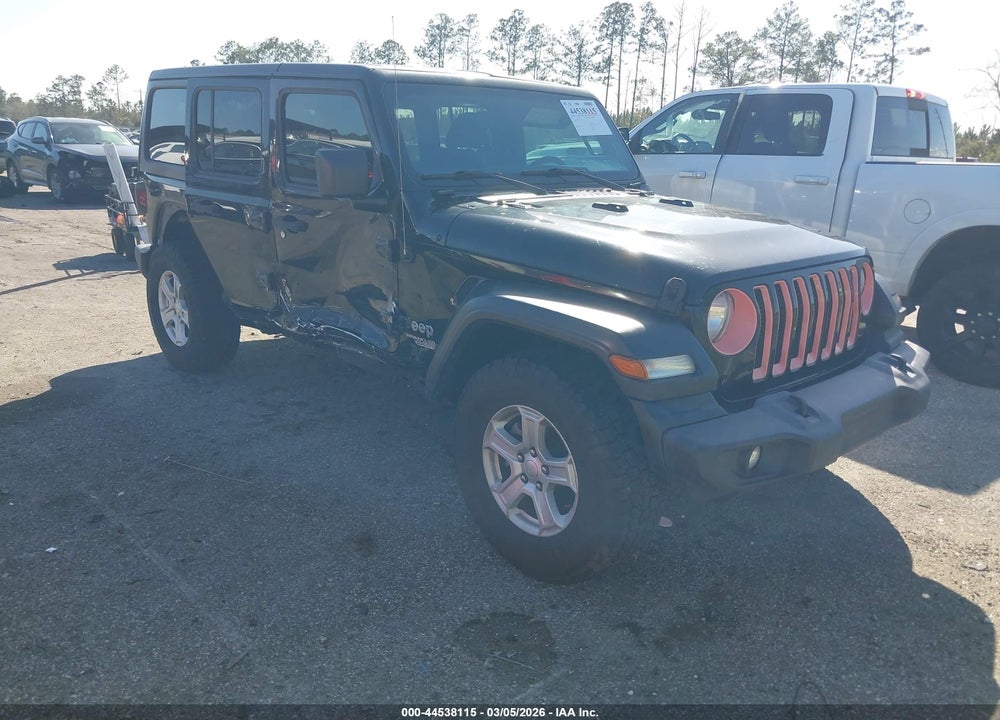 2018 JEEP WRANGLER UNLIMITED SPORT S 4X4 VIN: 1C4HJXDN1JW145495