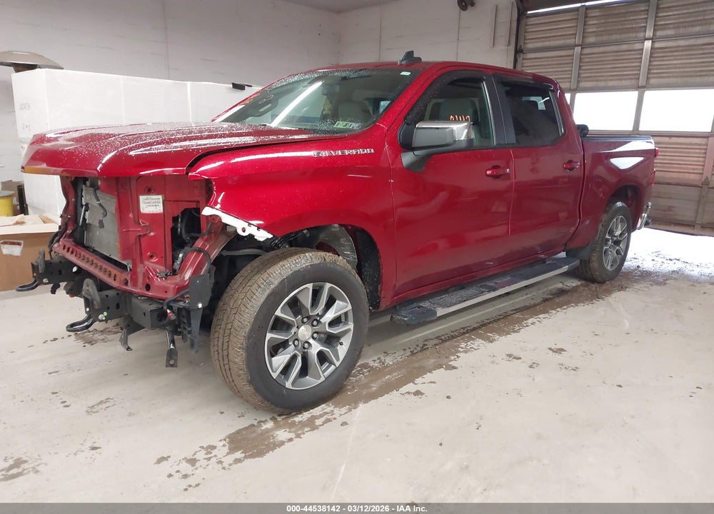 2021 CHEVROLET SILVERADO 1500 4WD  SHORT BED LT VIN: 1GCUYDED5MZ410890