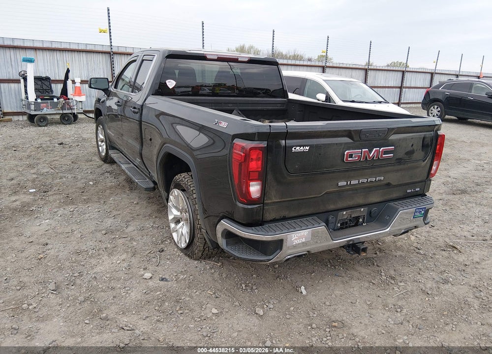 2021 GMC SIERRA 1500 4WD  STANDARD BOX SLE VIN: 1GTR9BEDXMZ336132