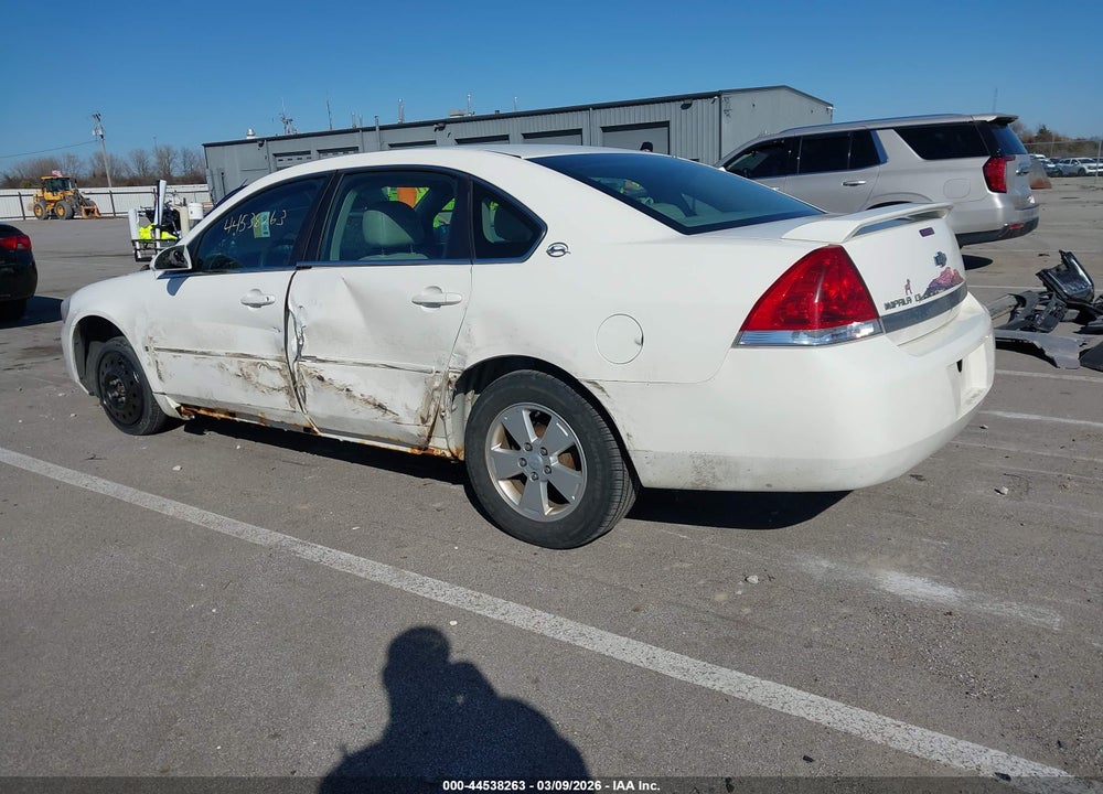 2008 CHEVROLET IMPALA LT VIN: 2G1WT58N681222694