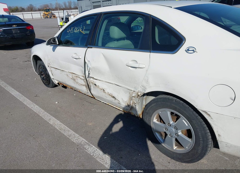 2008 CHEVROLET IMPALA LT VIN: 2G1WT58N681222694