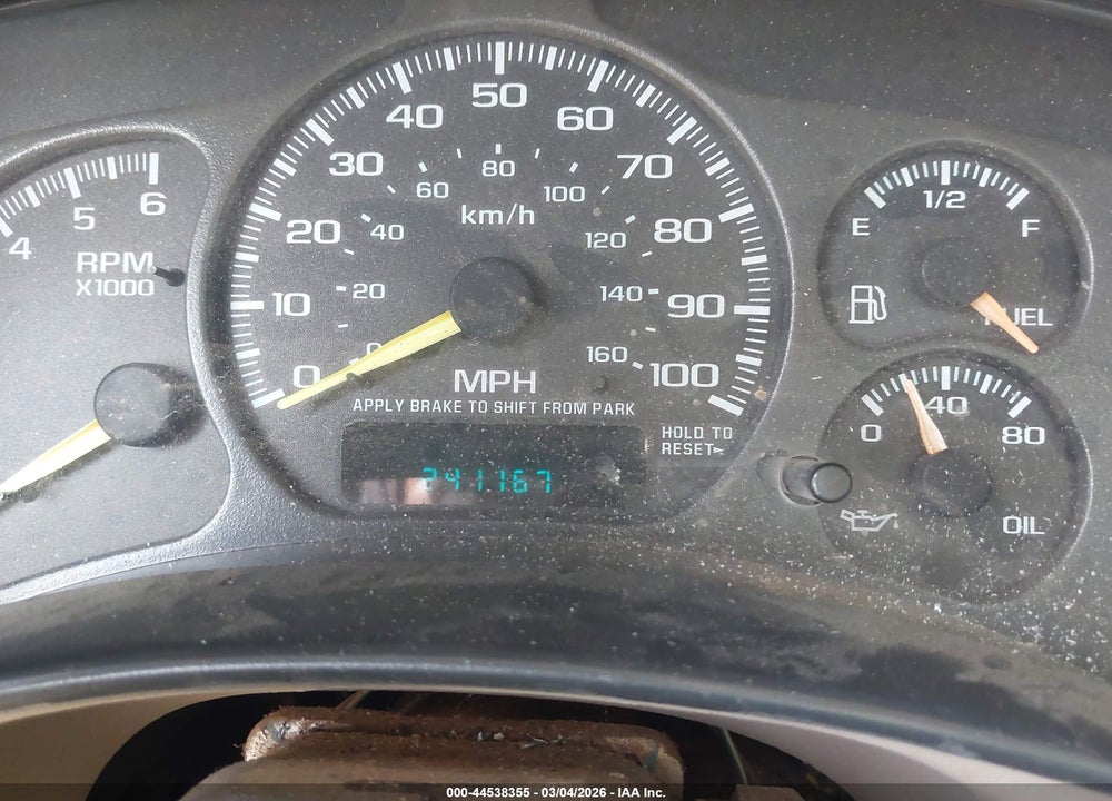 2001 CHEVROLET SILVERADO 1500 LS VIN: 2GCEK19T711284963