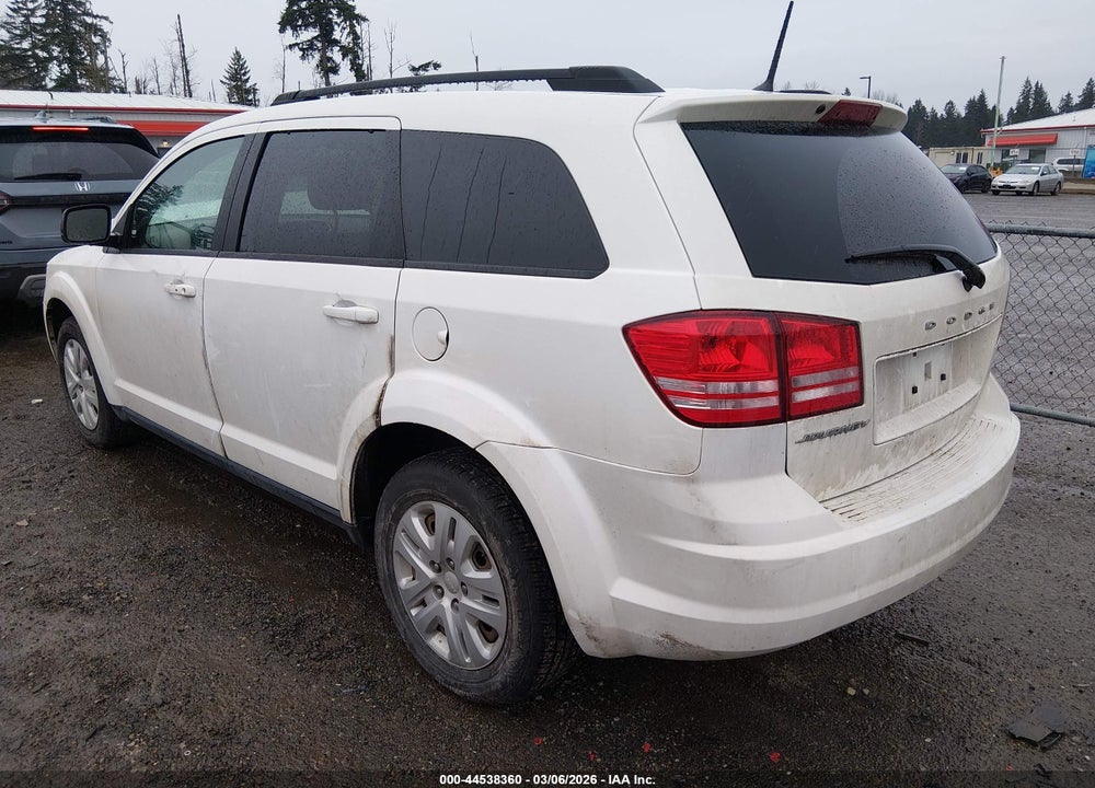 2019 DODGE JOURNEY SE VALUE PACKAGE VIN: 3C4PDCAB1KT746581