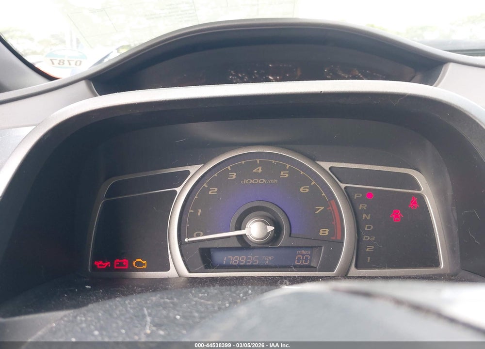 2008 HONDA CIVIC EX VIN: 1HGFA16818L071147