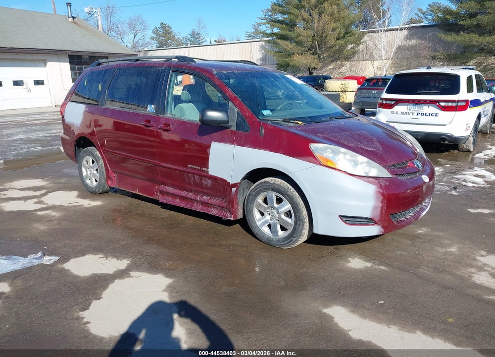 2008 TOYOTA SIENNA LE VIN: 5TDZK23C08S100658