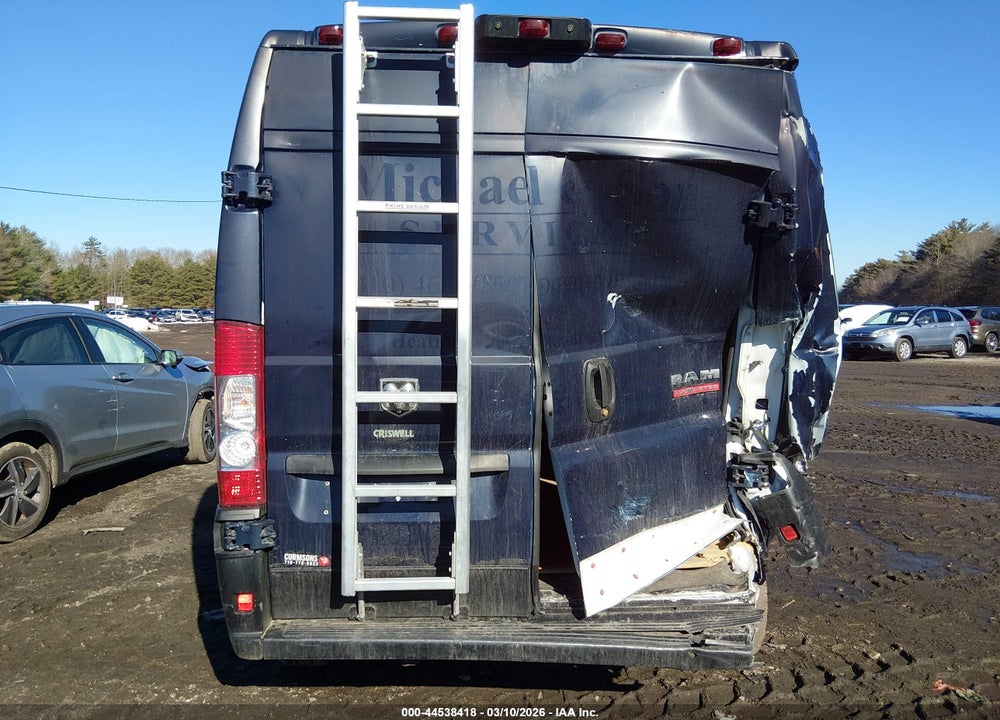 2017 RAM PROMASTER 2500 HIGH ROOF 159 WB VIN: 3C6TRVDG2HE537891