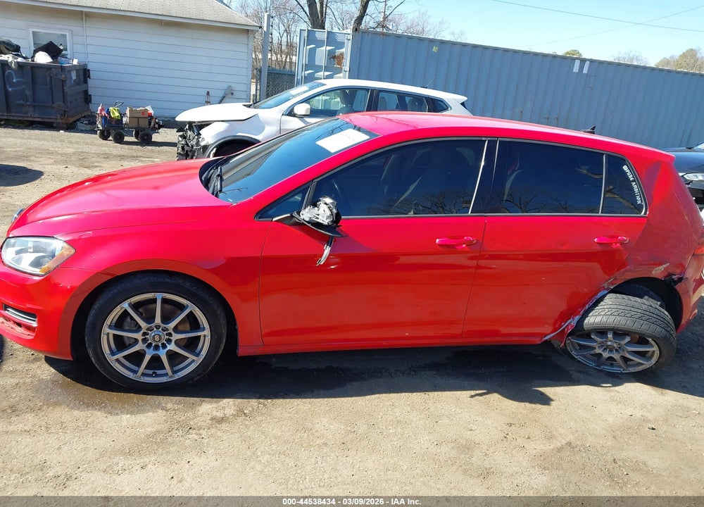 2015 VOLKSWAGEN GOLF TSI S 4-DOOR VIN: 3VW217AU7FM095319